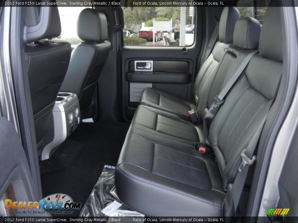 Rear Seat of 2012 Ford F150 Lariat SuperCrew Photo #6
