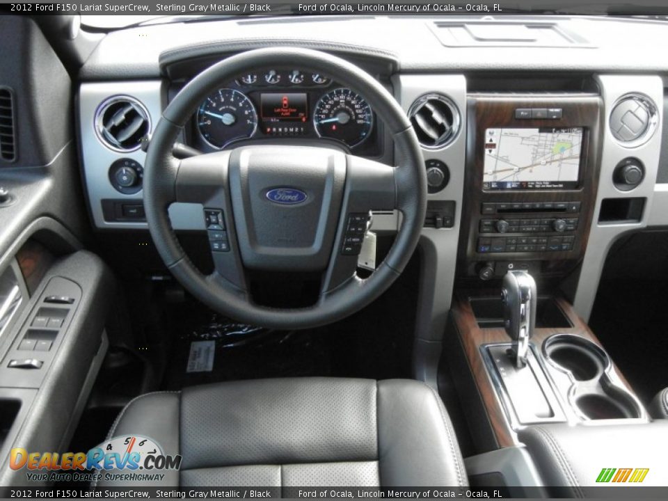 Dashboard of 2012 Ford F150 Lariat SuperCrew Photo #7