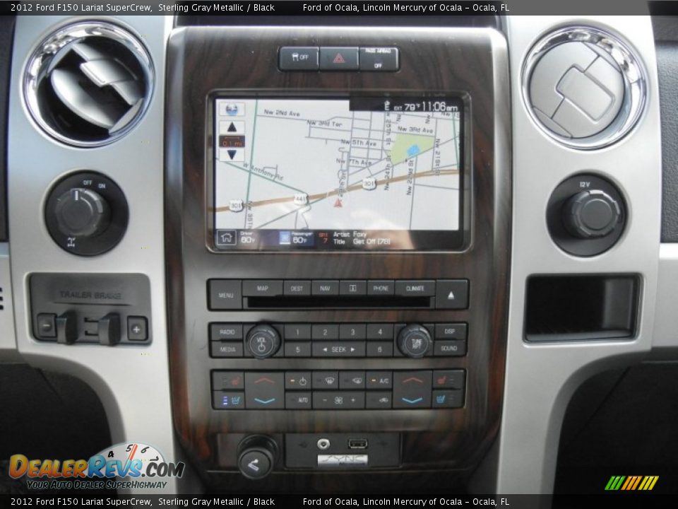 Navigation of 2012 Ford F150 Lariat SuperCrew Photo #9