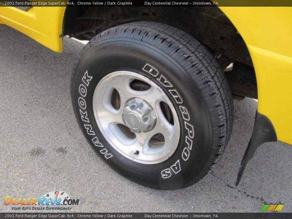 2001 Ford Ranger Edge SuperCab 4x4 Chrome Yellow / Dark Graphite Photo #7