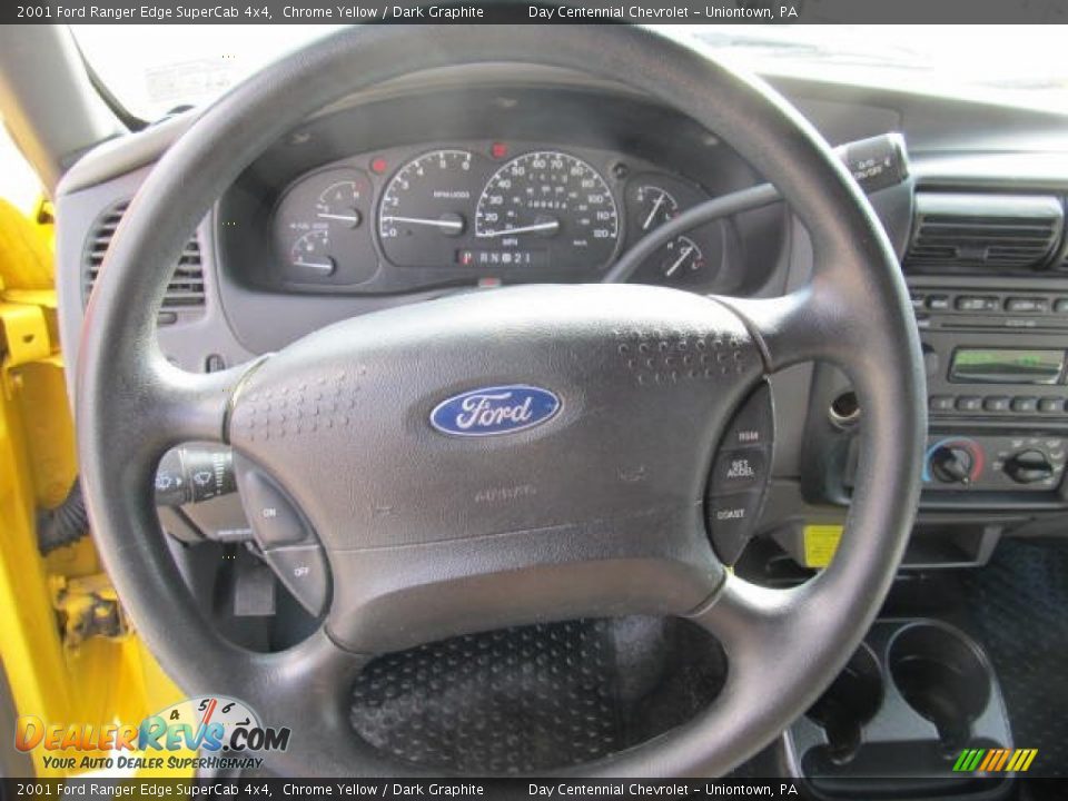 2001 Ford Ranger Edge SuperCab 4x4 Steering Wheel Photo #11