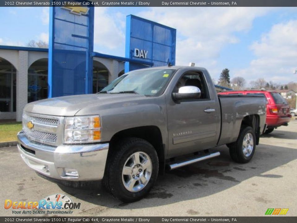 2012 Chevrolet Silverado 1500 LT Regular Cab 4x4 Graystone Metallic / Ebony Photo #1