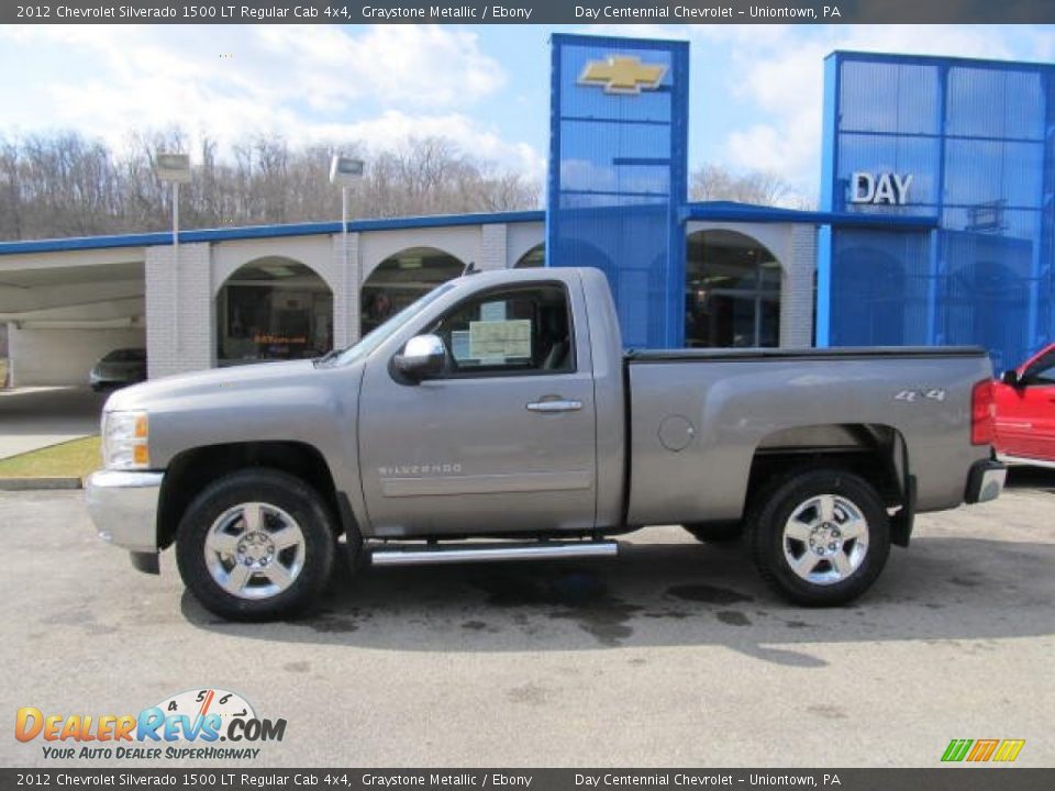 2012 Chevrolet Silverado 1500 LT Regular Cab 4x4 Graystone Metallic / Ebony Photo #2