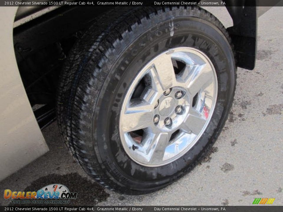 2012 Chevrolet Silverado 1500 LT Regular Cab 4x4 Graystone Metallic / Ebony Photo #7