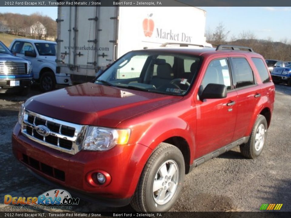 2012 Ford Escape XLT Toreador Red Metallic / Stone Photo #4