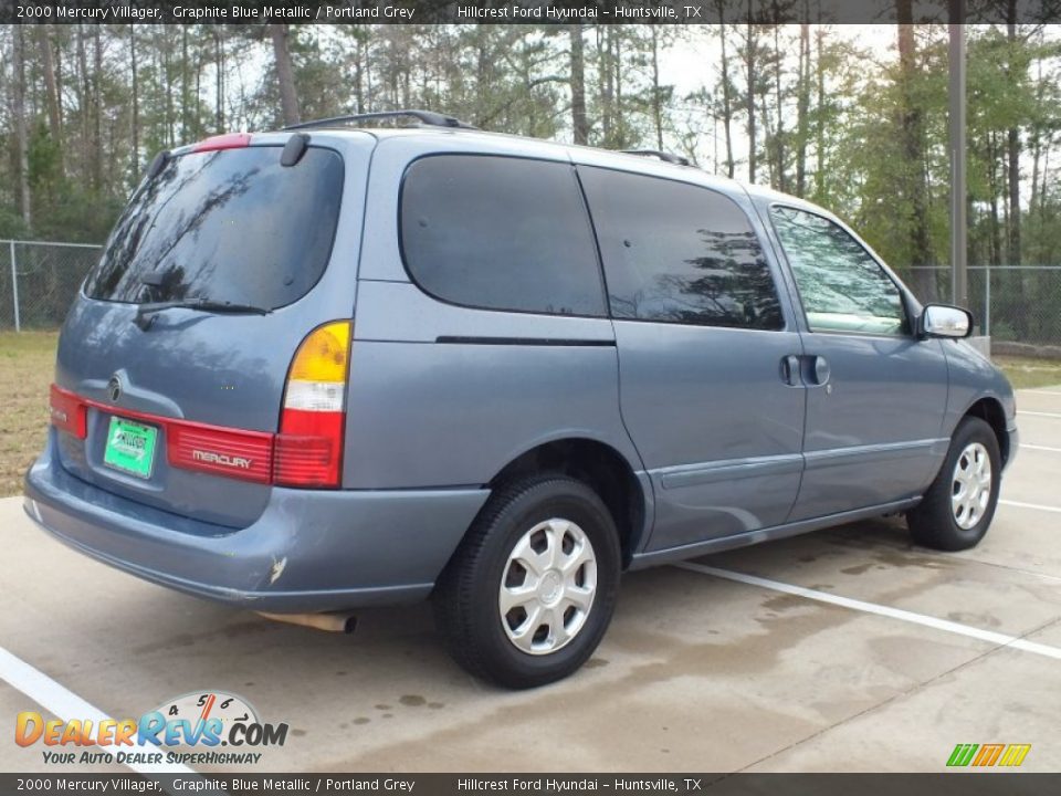 2000 Mercury Villager Graphite Blue Metallic / Portland Grey Photo #3