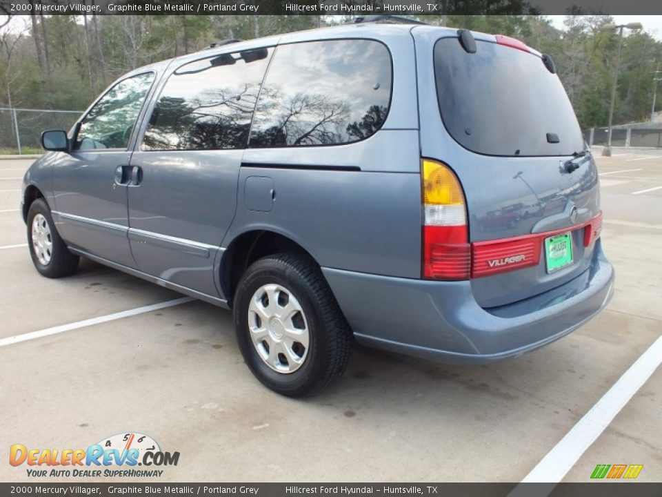 2000 Mercury Villager Graphite Blue Metallic / Portland Grey Photo #6