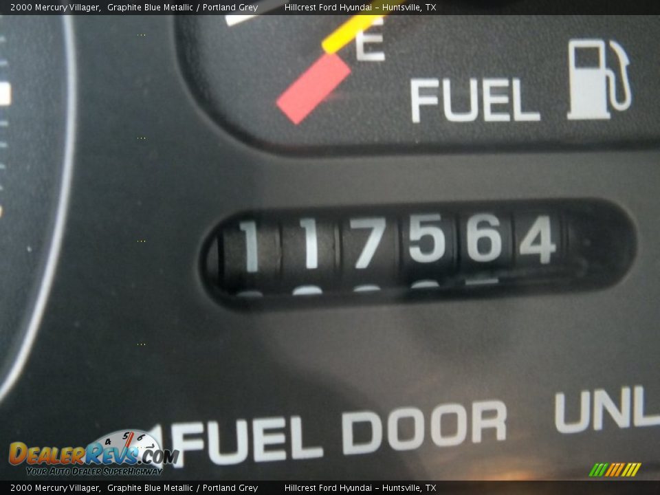 2000 Mercury Villager Graphite Blue Metallic / Portland Grey Photo #25