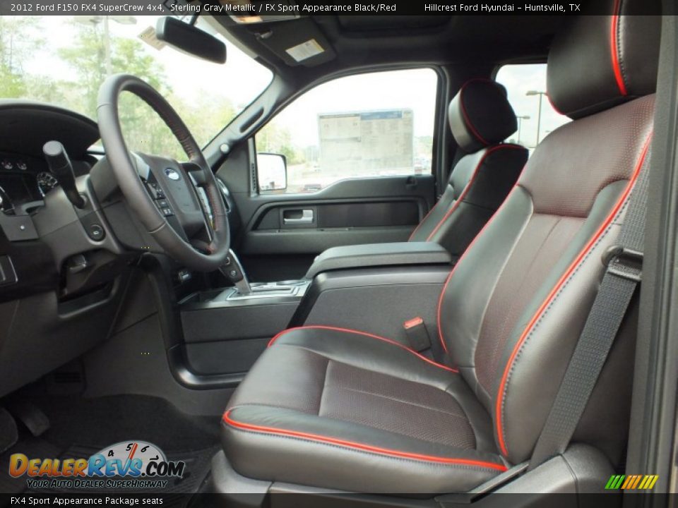 FX4 Sport Appearance Package seats 2012 Ford F150