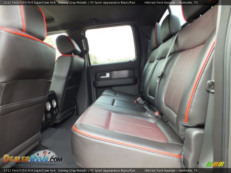 Rear Seat of 2012 Ford F150 FX4 SuperCrew 4x4 Photo #4