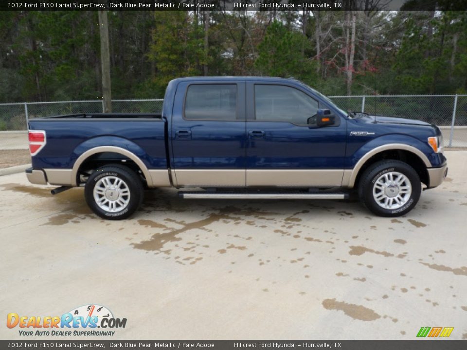 Dark Blue Pearl Metallic 2012 Ford F150 Lariat SuperCrew Photo #2