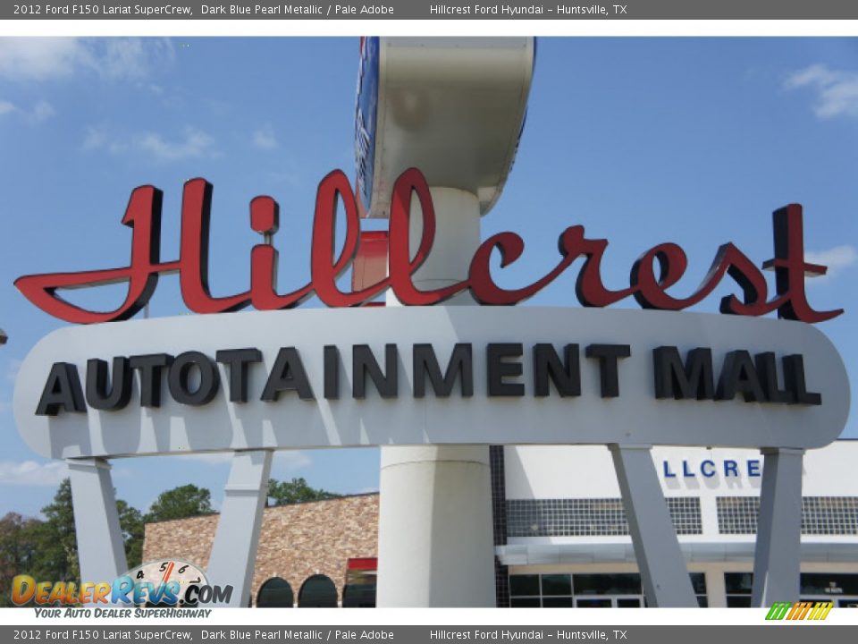 2012 Ford F150 Lariat SuperCrew Dark Blue Pearl Metallic / Pale Adobe Photo #4