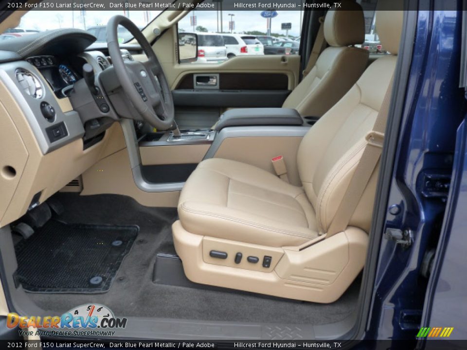 Pale Adobe Interior - 2012 Ford F150 Lariat SuperCrew Photo #6
