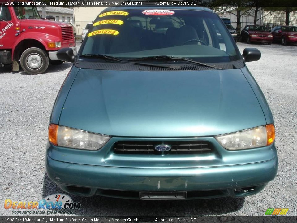 1998 Ford Windstar GL Medium Seafoam Green Metallic / Medium Graphite Photo #2