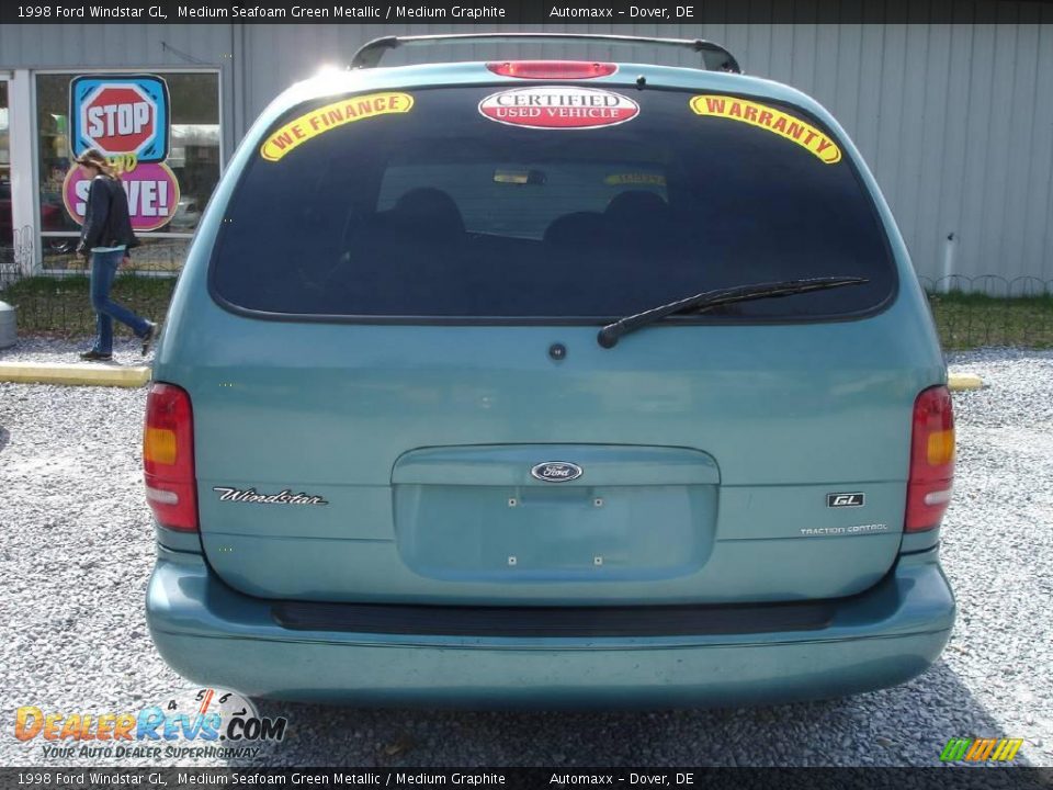 1998 Ford Windstar GL Medium Seafoam Green Metallic / Medium Graphite Photo #5