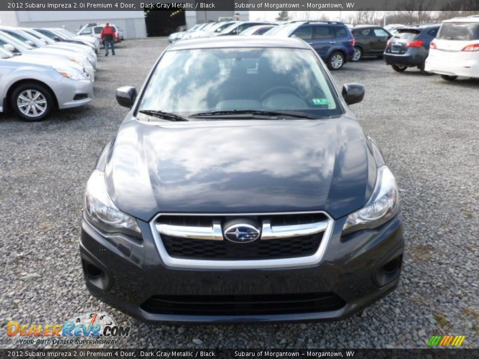 2012 Subaru Impreza 2.0i Premium 4 Door Dark Gray Metallic / Black Photo #2