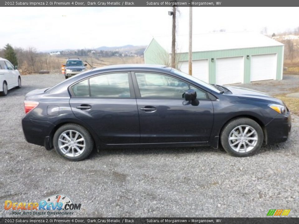 2012 Subaru Impreza 2.0i Premium 4 Door Dark Gray Metallic / Black Photo #8