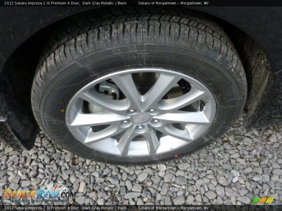 2012 Subaru Impreza 2.0i Premium 4 Door Dark Gray Metallic / Black Photo #9