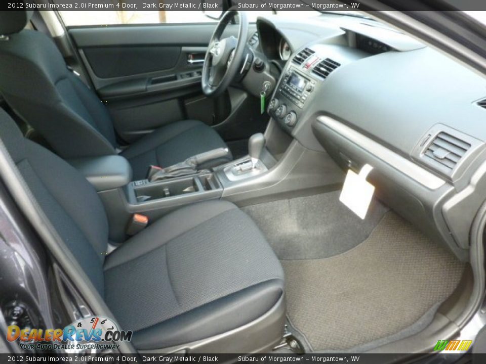 2012 Subaru Impreza 2.0i Premium 4 Door Dark Gray Metallic / Black Photo #10