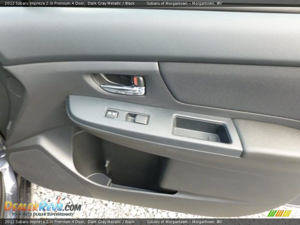 2012 Subaru Impreza 2.0i Premium 4 Door Dark Gray Metallic / Black Photo #11