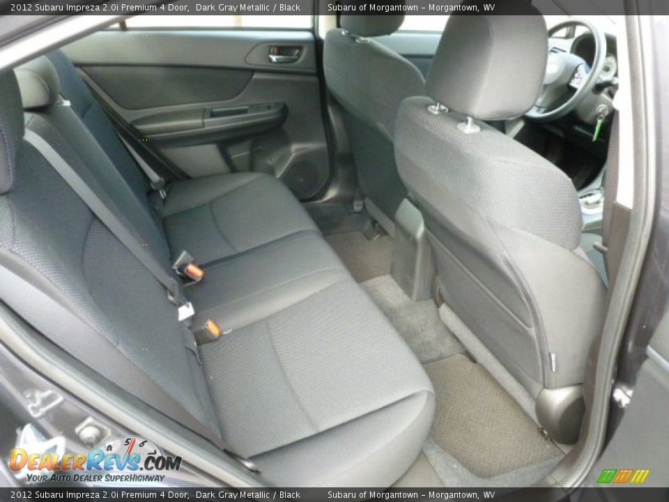 2012 Subaru Impreza 2.0i Premium 4 Door Dark Gray Metallic / Black Photo #12