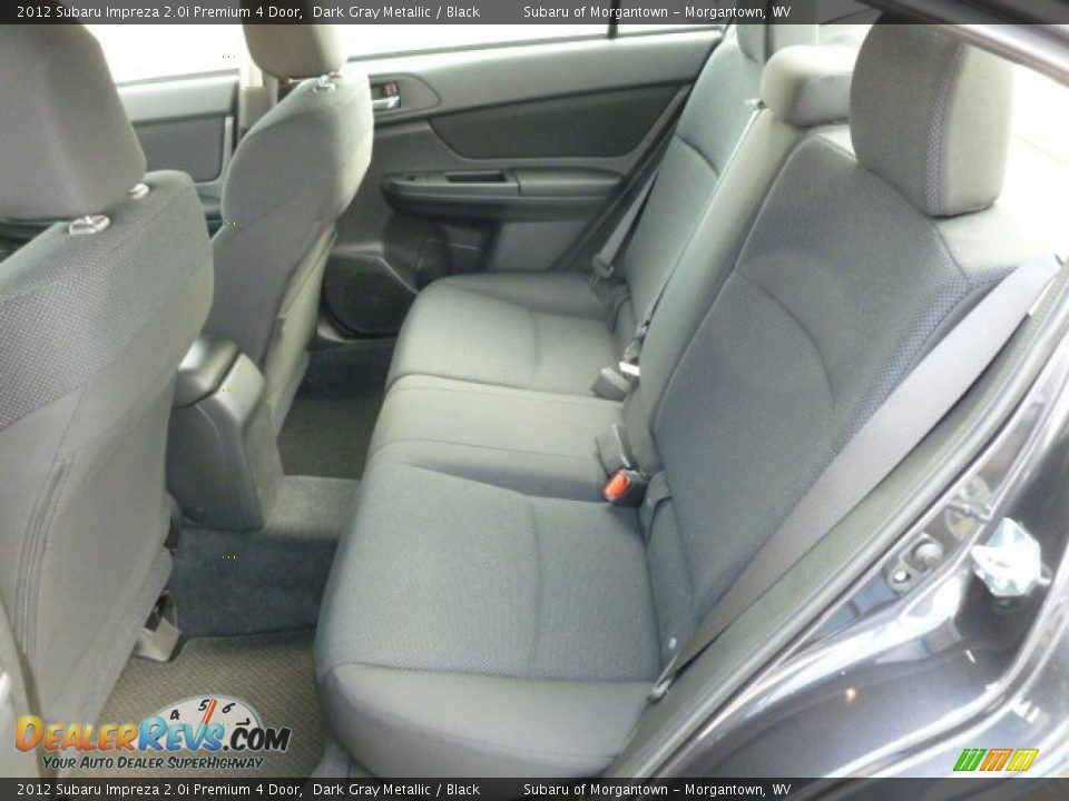 2012 Subaru Impreza 2.0i Premium 4 Door Dark Gray Metallic / Black Photo #13