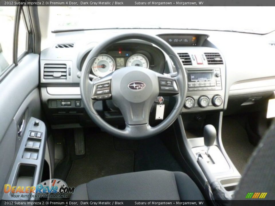 2012 Subaru Impreza 2.0i Premium 4 Door Dark Gray Metallic / Black Photo #14
