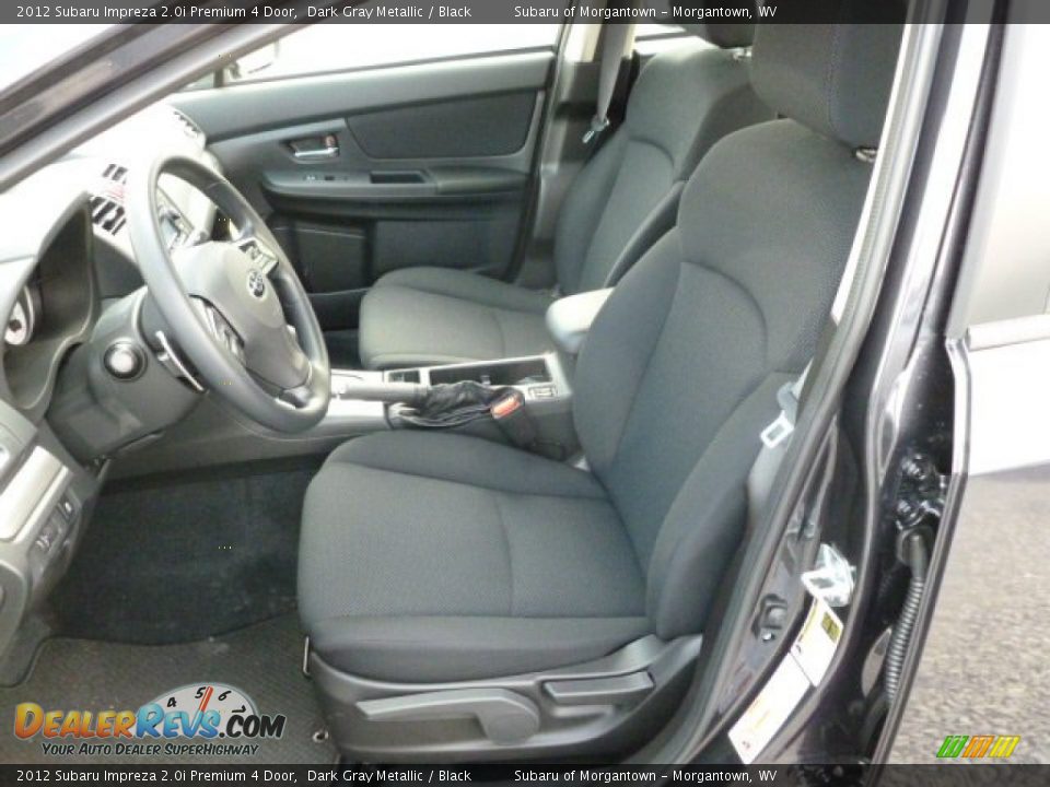 2012 Subaru Impreza 2.0i Premium 4 Door Dark Gray Metallic / Black Photo #15