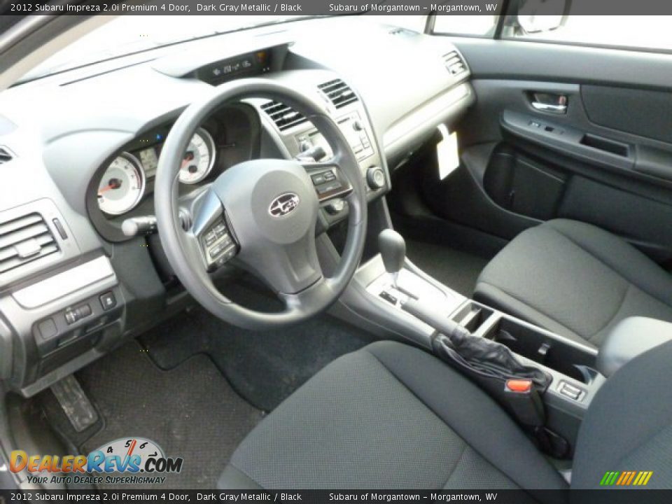 2012 Subaru Impreza 2.0i Premium 4 Door Dark Gray Metallic / Black Photo #16