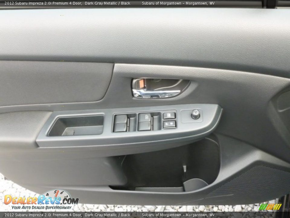 2012 Subaru Impreza 2.0i Premium 4 Door Dark Gray Metallic / Black Photo #17