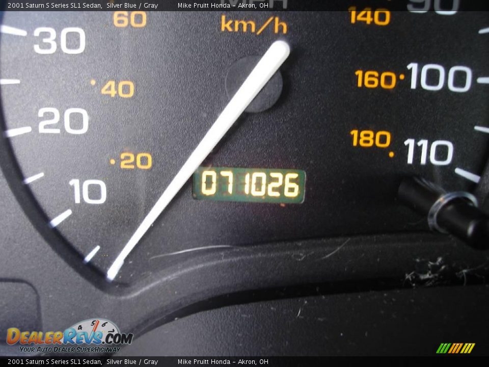 2001 Saturn S Series SL1 Sedan Silver Blue / Gray Photo #21