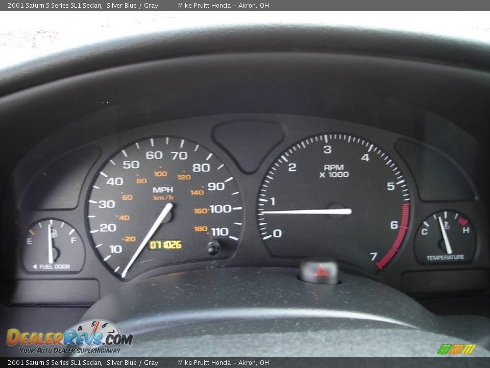 2001 Saturn S Series SL1 Sedan Gauges Photo #22