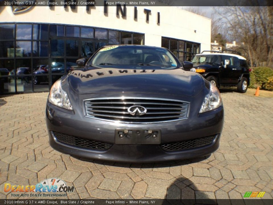 2010 Infiniti G 37 x AWD Coupe Blue Slate / Graphite Photo #1