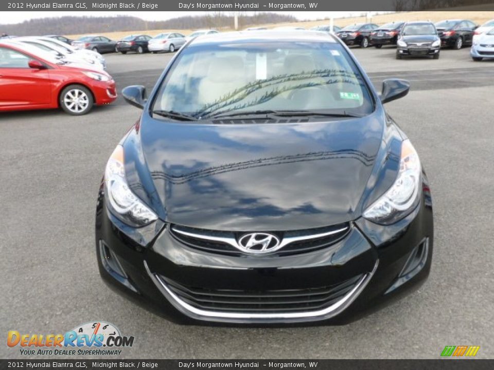 Midnight Black 2012 Hyundai Elantra GLS Photo #2