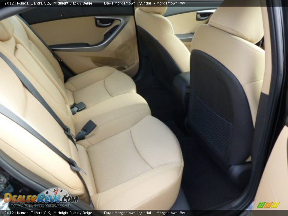 Rear Seat of 2012 Hyundai Elantra GLS Photo #12