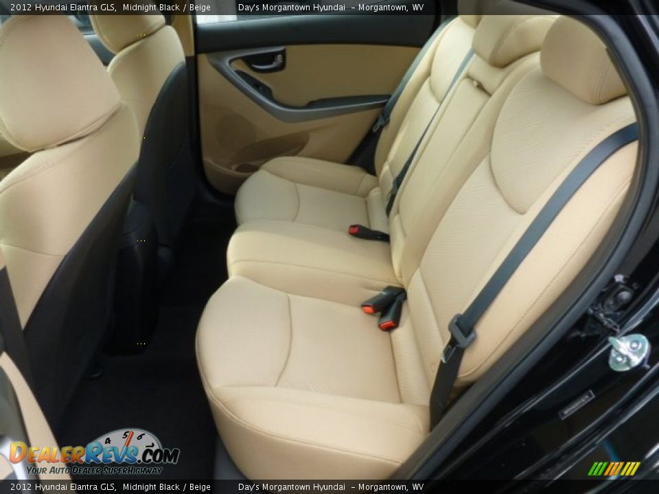 Rear Seat of 2012 Hyundai Elantra GLS Photo #13