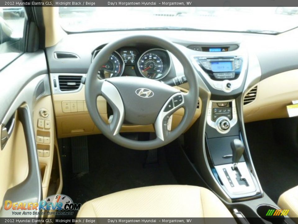 Dashboard of 2012 Hyundai Elantra GLS Photo #14