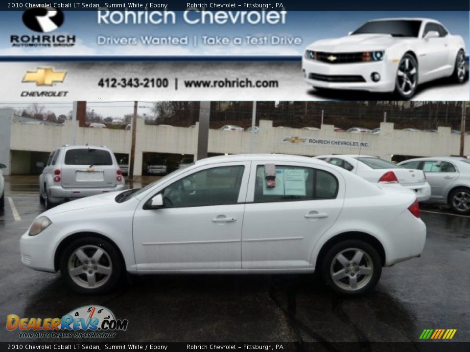 2010 Chevrolet Cobalt LT Sedan Summit White / Ebony Photo #1