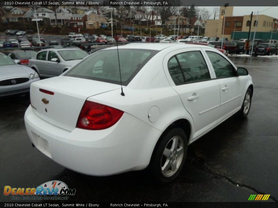 2010 Chevrolet Cobalt LT Sedan Summit White / Ebony Photo #4