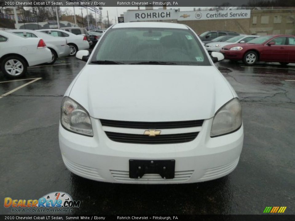 2010 Chevrolet Cobalt LT Sedan Summit White / Ebony Photo #7