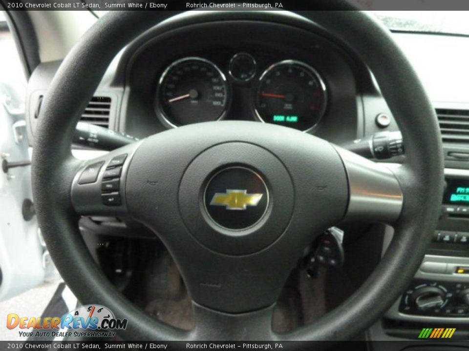2010 Chevrolet Cobalt LT Sedan Summit White / Ebony Photo #17