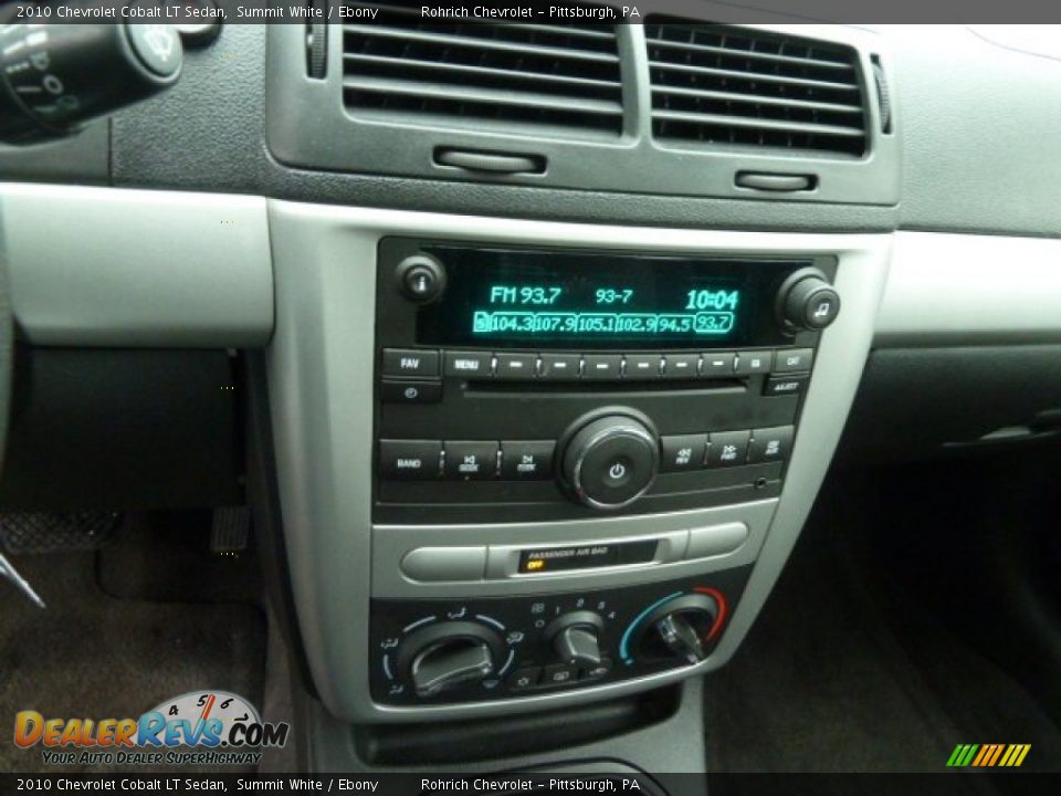 2010 Chevrolet Cobalt LT Sedan Summit White / Ebony Photo #18