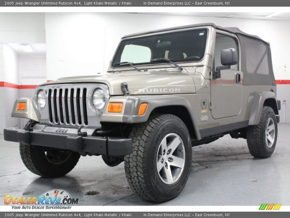 Light Khaki Metallic 2005 Jeep Wrangler Unlimited Rubicon 4x4 Photo #14