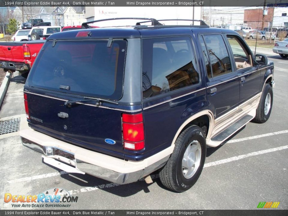 1994 Ford Explorer Eddie Bauer 4x4 Dark Blue Metallic / Tan Photo #4