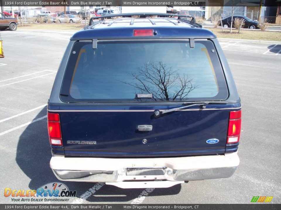 1994 Ford Explorer Eddie Bauer 4x4 Dark Blue Metallic / Tan Photo #5