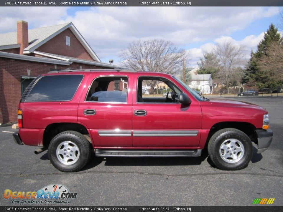 2005 Chevrolet Tahoe LS 4x4 Sport Red Metallic / Gray/Dark Charcoal Photo #9