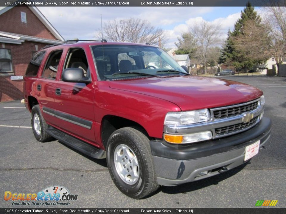 2005 Chevrolet Tahoe LS 4x4 Sport Red Metallic / Gray/Dark Charcoal Photo #11