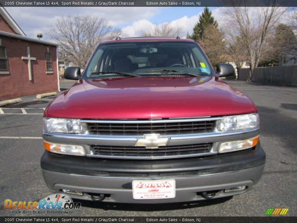 2005 Chevrolet Tahoe LS 4x4 Sport Red Metallic / Gray/Dark Charcoal Photo #12