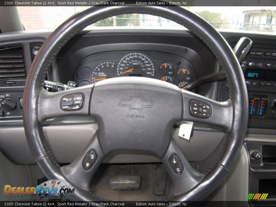 2005 Chevrolet Tahoe LS 4x4 Sport Red Metallic / Gray/Dark Charcoal Photo #22