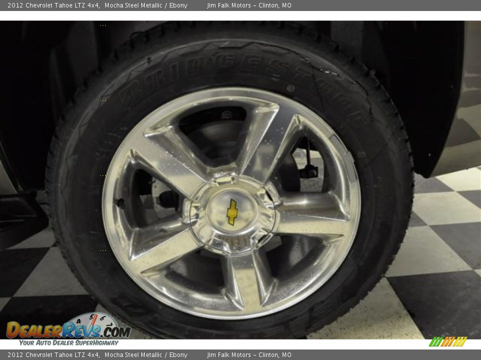 2012 Chevrolet Tahoe LTZ 4x4 Mocha Steel Metallic / Ebony Photo #9